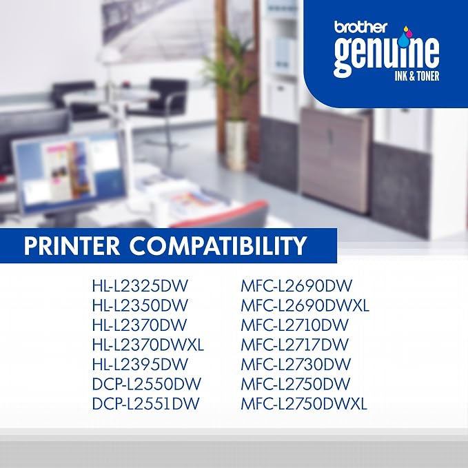 Brother Genuine High-Yield Black Toner Cartridge Twin Pack TN760 2Pk, 2 Pack - Image 5