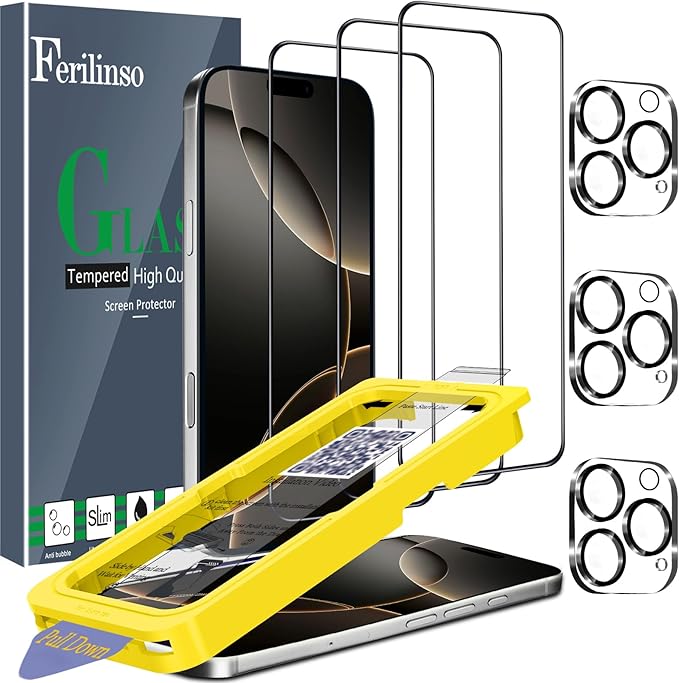 Ferilinso 3 Pack Screen Protector by Ferilinso