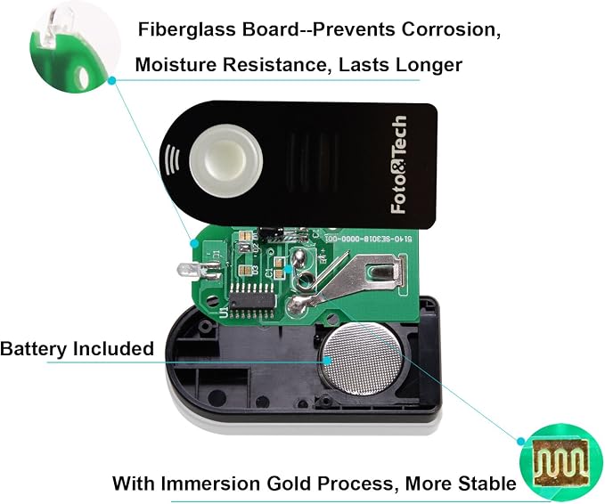 Foto&Tech FTML-L3 Wless Rmote Control Compatible - Image 2