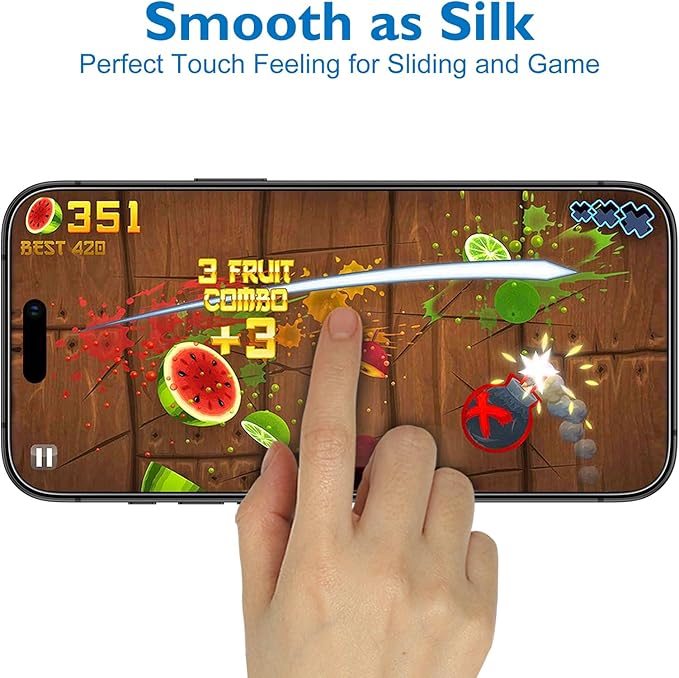 Mothca 2 Pack Matte Glass Screen Protector - Image 4