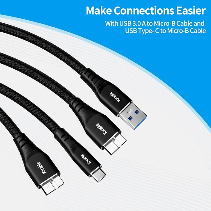 SD Card Reader 7 in 1, Kxable USB 3.0 Memory Card Reader/Writer 5Gbps, - Image 4