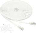 Amazon Basics RJ45 Cat 7 Ethernet Patch Cable, Includes 15 Nails, 30 Foot by AmazonBasics