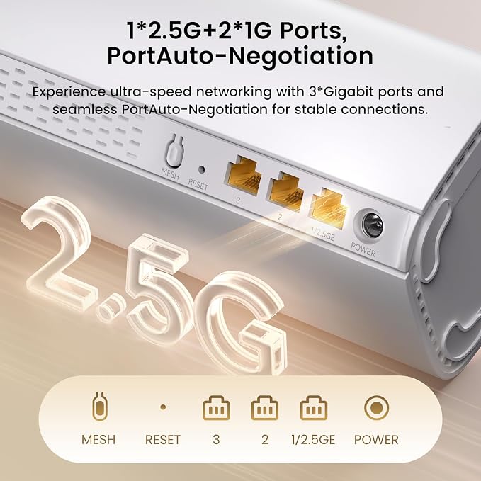 Tenda WiFi 7 Mesh System BE3600 – Dual Band Mesh WiFi System - Image 7