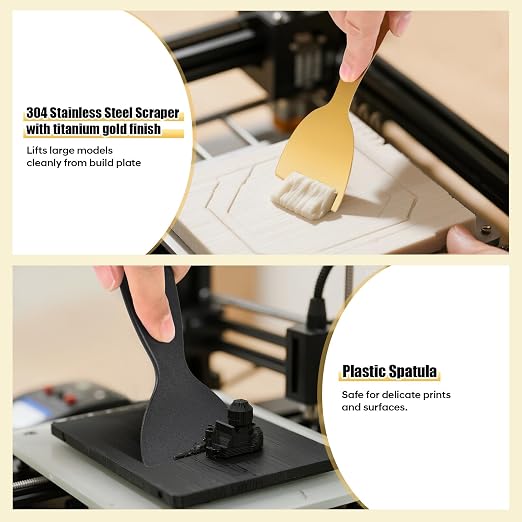 3D Printer Tool Kit, Premium Black & Gold 40-Piece 3D Printing Tool Set - Image 6