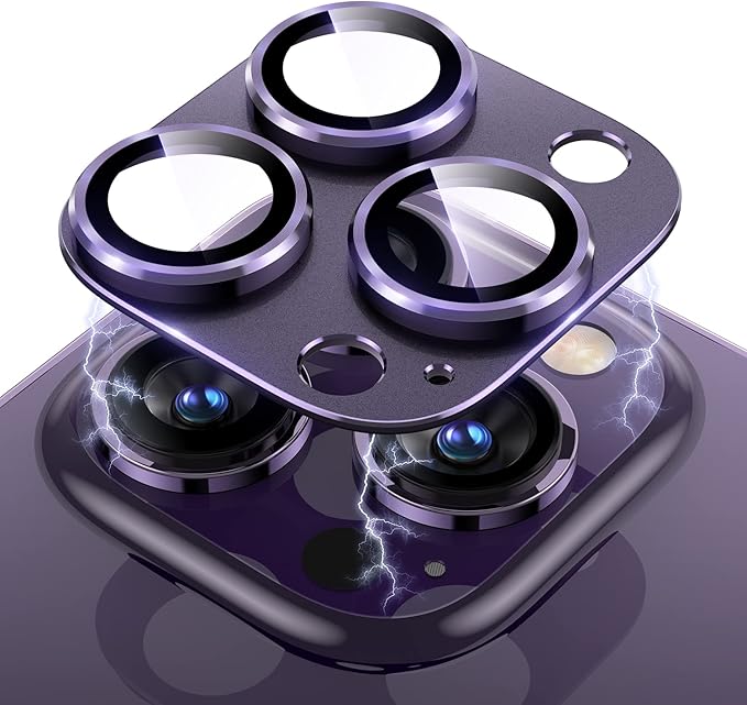 Uyiton for iPhone 14 Pro/iPhone 14 Pro Max Camera Lens Protector, 9H Tempered by Uyiton