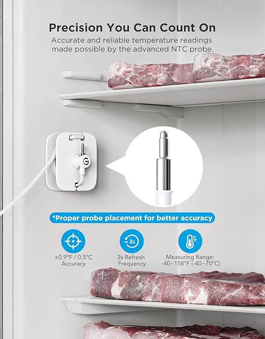 GoveeLife WiFi Refrigerator Thermometer - Image 3