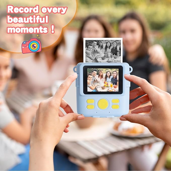 6 Rolls Instant Print Paper Kids Camera Paper Refill - Image 6