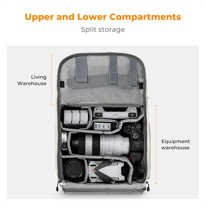 K&F CONCEPT Camera Backpack, Camera Bags - Image 7