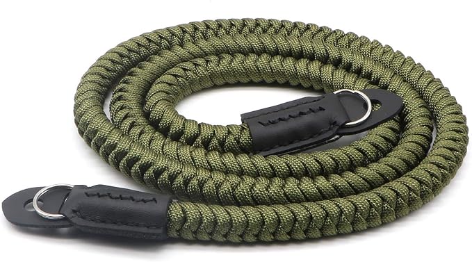 Paracord Woven Camera Neck Shoulder Strap Belt Hand Compatible by HITHUT