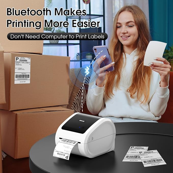 Bluetooth Shipping Label Printer - Image 3