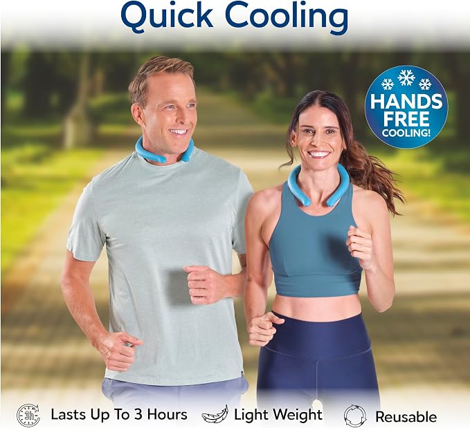 Arctic Air Neck Chill, Neck Cooling Tube, Hands Free Cooling, Quick Freeze Gel - Image 2