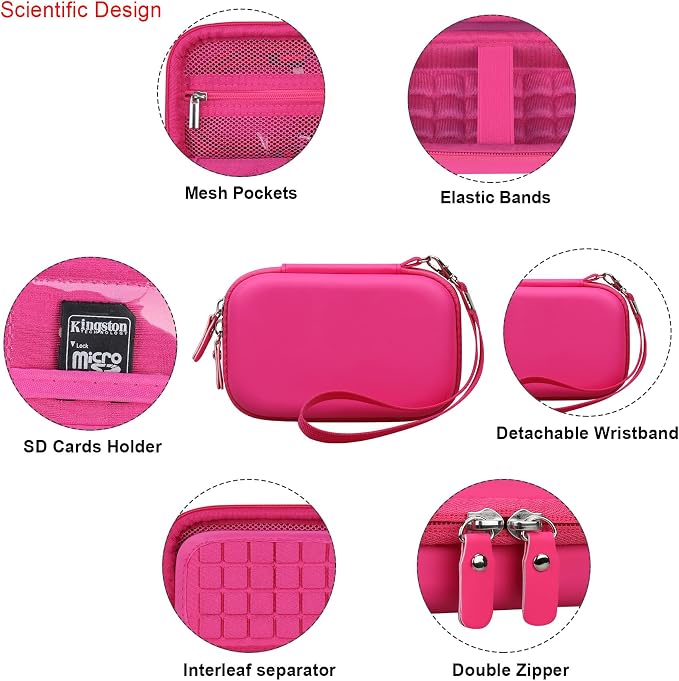 Elonbo Carrying Case for KODAK x Barbie Instant Smartphone Barbie Photo Printer - Image 4