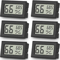 Vaikby 6-Pack Mini Digital Thermometer Hygrometer, Indoor Humidity Monitor by Vaikby