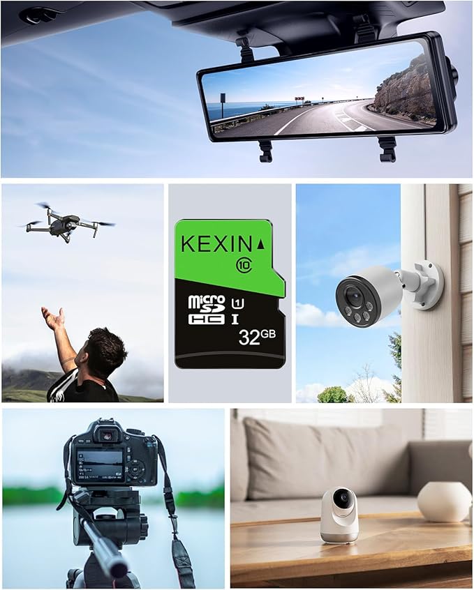 KEXIN 32GB Micro SD Card microSDHC Memory Card UHS-I C10 U1 Micro SD Card Full - Image 6