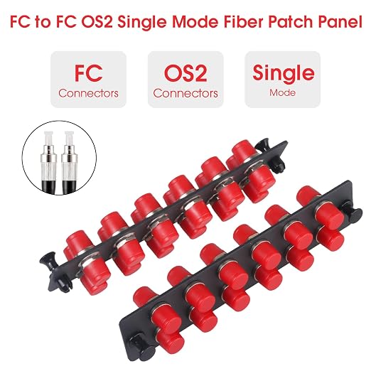 12 Simplex FC/UPC Fiber Patch Panel - Image 4