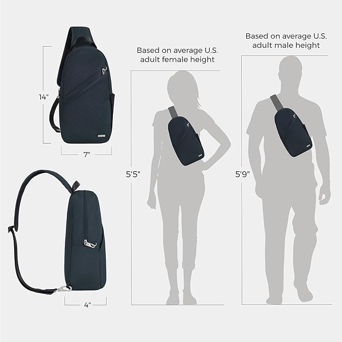 Travelon Anti-Theft Classic Sling Bag - Image 5