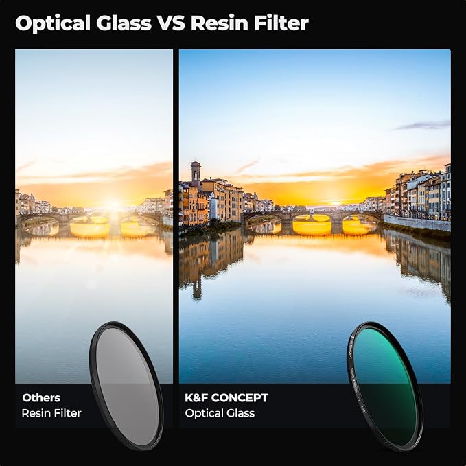K&F CONCEPT 95mm UV/CPL/ND Lens Filter Kit-18 Multi-Layer Coatings, UV Filter + - Image 3