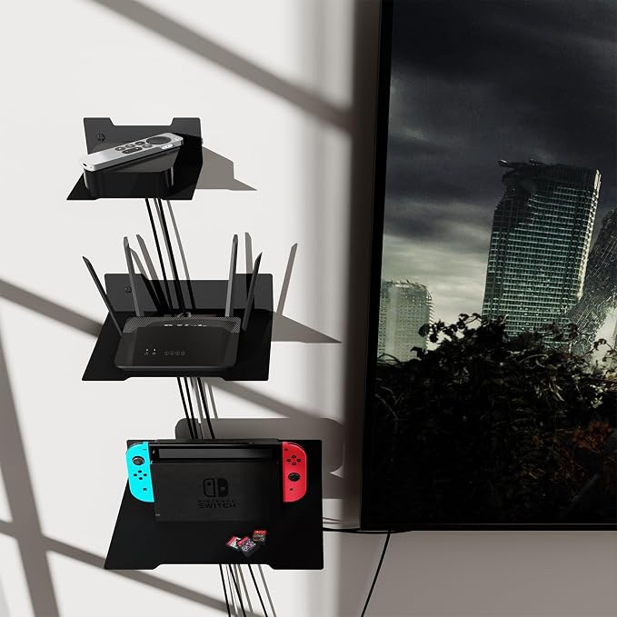 Floating Metal Wall Mount Shelf, Shelf - Image 2