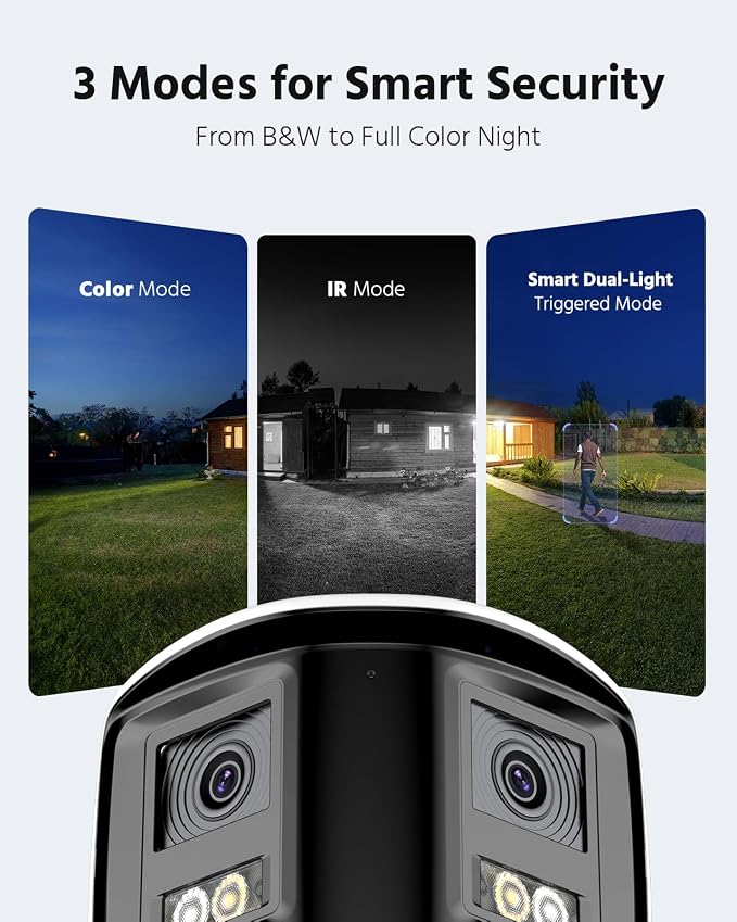ANNKE FCD800 4K 8MP Dual Lens PoE Security Camera, 180°Panoramic View, Smart - Image 4