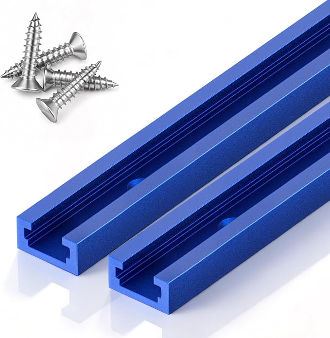 Vibit 2 Pack 24 Inch Aluminum T Track by Vibit