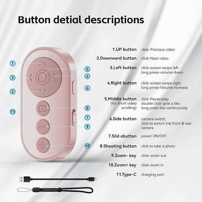 Wireless Camera Remote with Zoom/Switch - Image 7