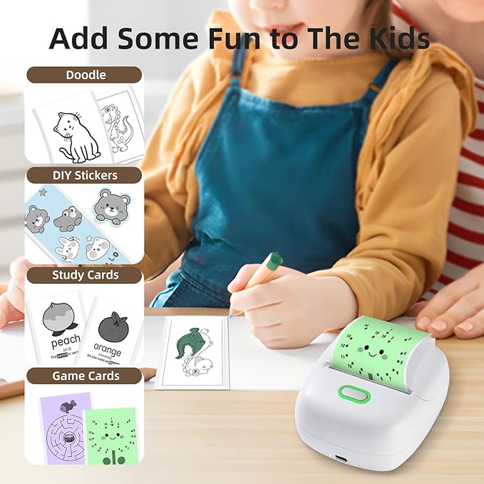 ORGSTA Sticker Printer Mini Printer S002 PrintPods Bluetooth Portable Sticker - Image 4