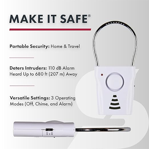 SABRE 110dB Door Handle Alarm | Extremely Loud Wireless Audible Up To 680 Ft - Image 2