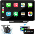 Capapro 7" HD Portable Carplay Wireless Touch Screen Double Din Car Stereo by Capapro