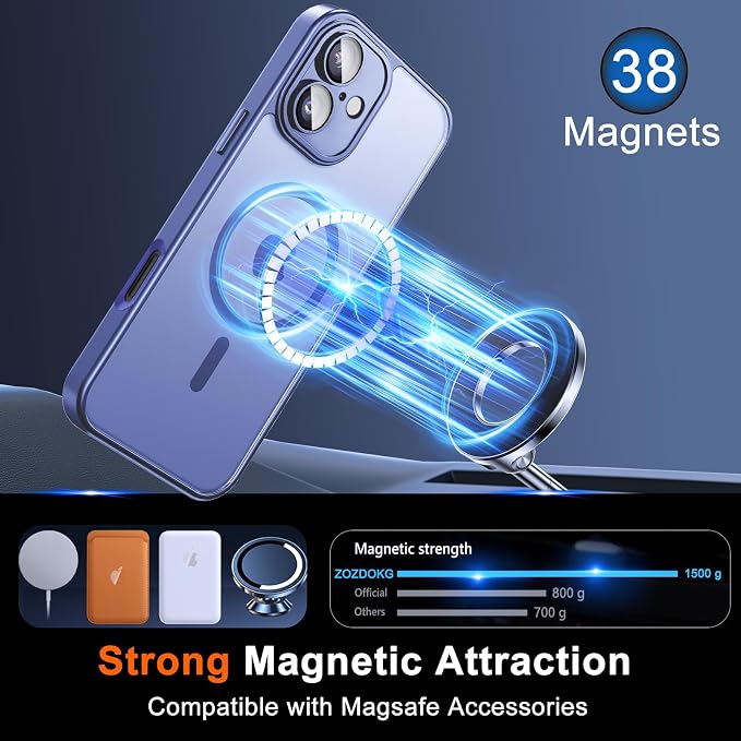 for iPhone 16 Case with Privacy Screen Protector and Camera Protection - Image 3