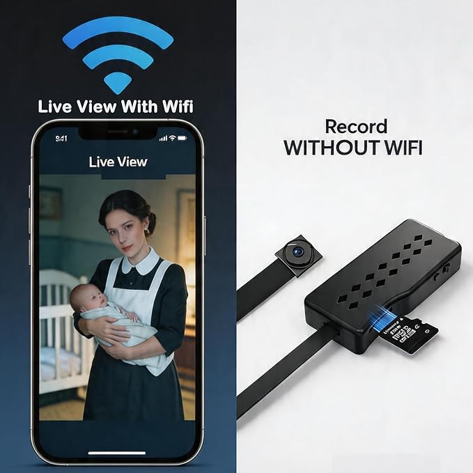 DIY Hidden Camera Module, Mini Spy Camera WiFi - Image 3