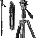 Fotopro 59" Carbon Fiber Travel Tripod by Fotopro