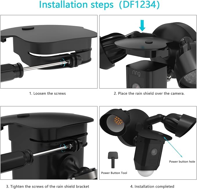 Sun Rain Shade Camera Cover Compatible - Image 3