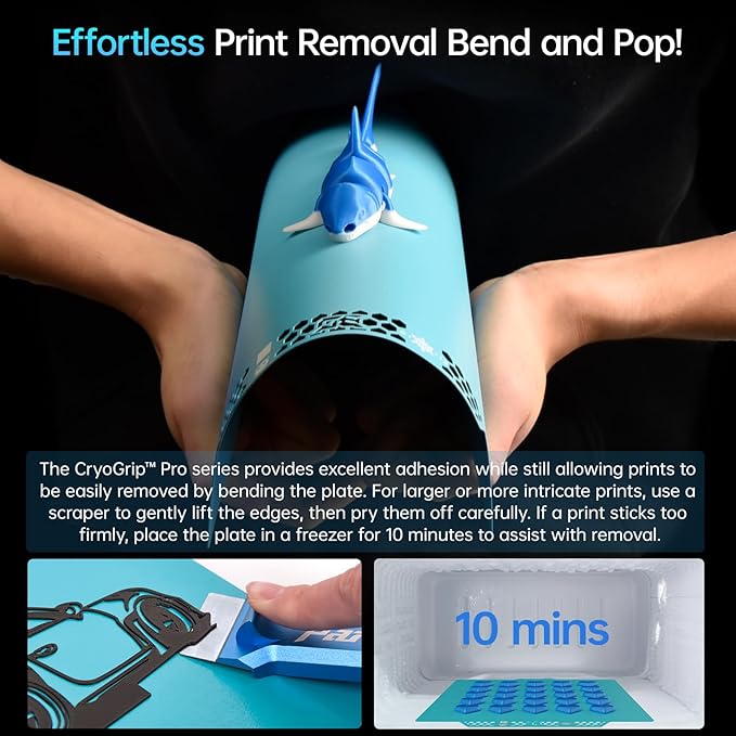 BIQU CryoGrip Pro Glacier for Prusa MK4/MK4S/MK3/MK3S/CORE One/CORE One+ 3D - Image 6