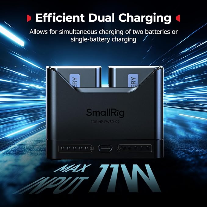 SMALLRIG NP-FW50 Battery Charger - Image 2