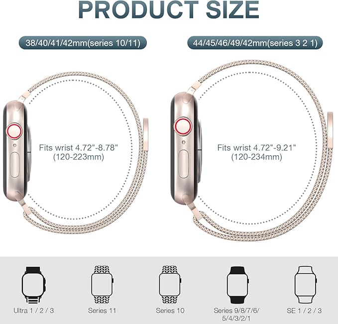 Original Stainless Steel Mesh Loop Compatible - Image 5