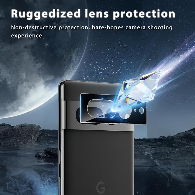 2+2 Pack for Google Pixel 7 Pro Screen Protector 6.7 inch, 9H Tempered Glass - Image 5
