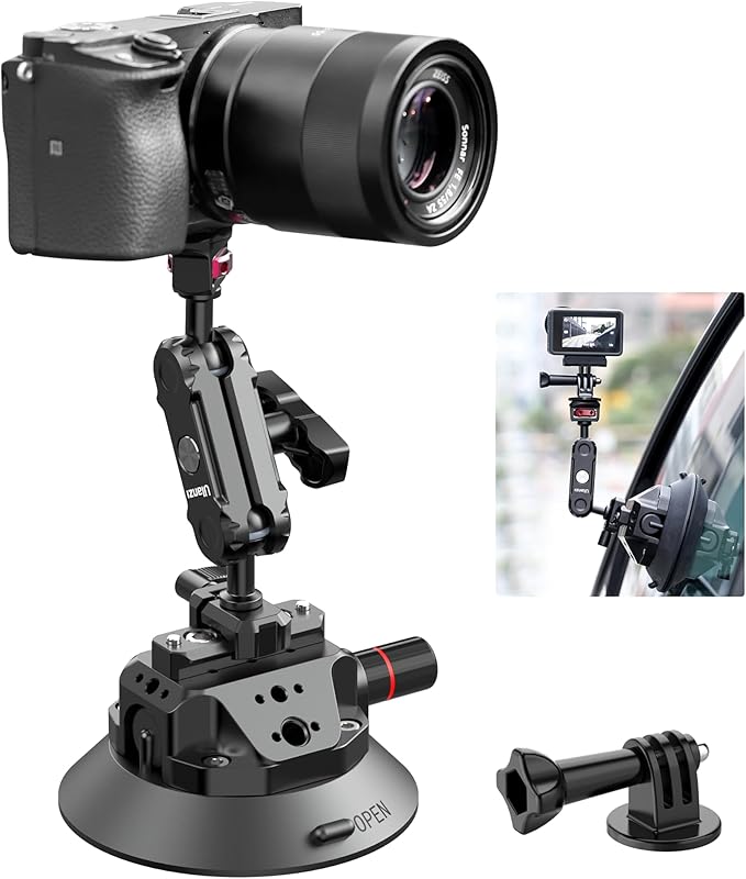 ULANZI SC-02 Suction Mount 4.5'', Magic Arm Bracket by UURig