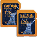 SANDISK 128GB 2-Pack Outdoors FHD SDXC UHS-I Memory Card by Sandisk