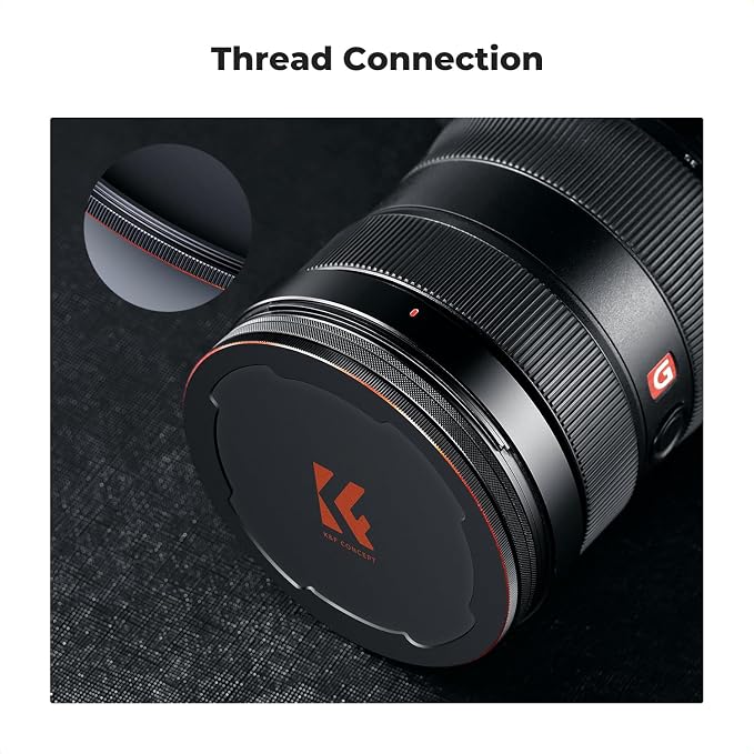 K&F CONCEPT 62mm Thread & Magnetic 2-in-1 Lens Filter Cap Only Compatible - Image 4