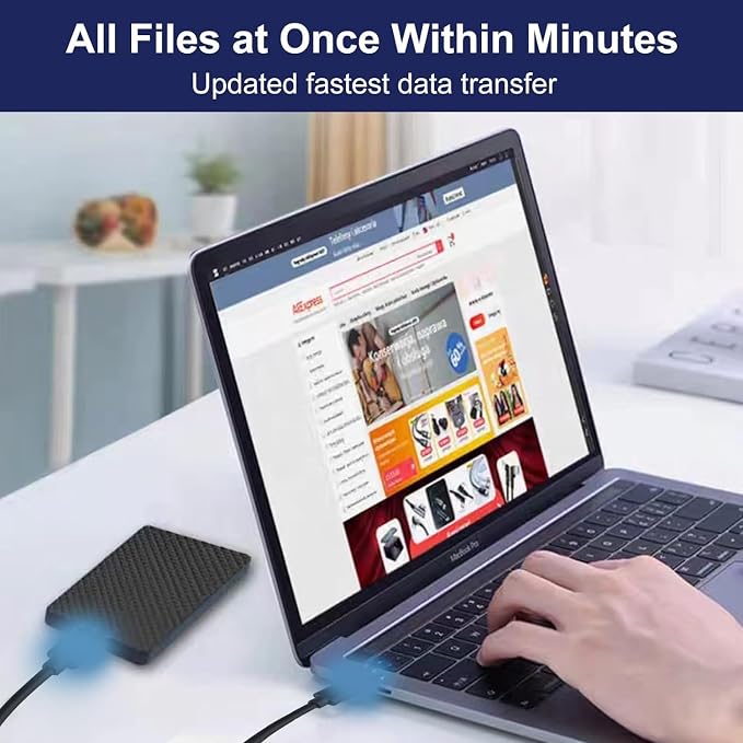USB C to Micro USB 3.0 Fast Charging Cable 10Gbps High-Speed Sync Data Transfer - Image 6