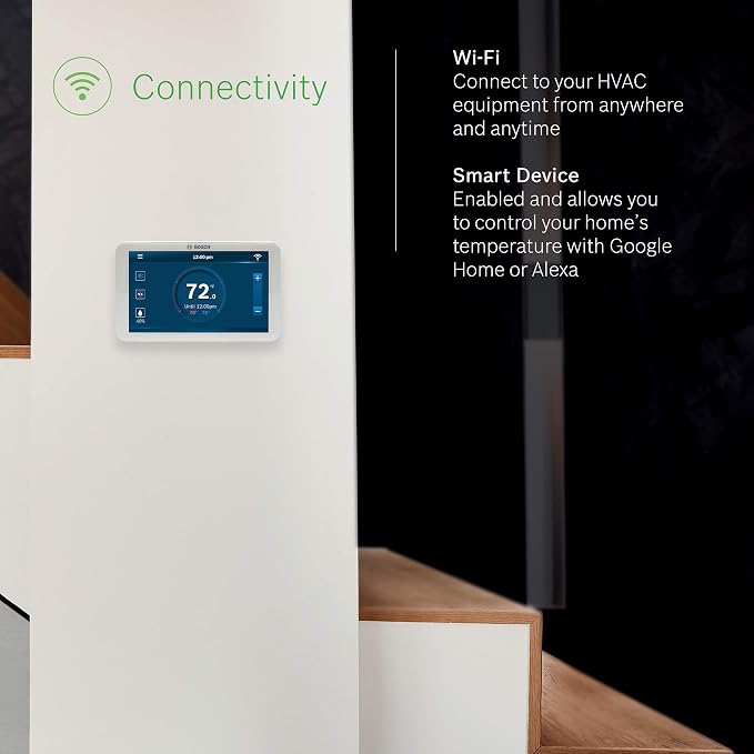 Bosch Large 5-Inch Full-Color Touch Screen Sleek Easy Setup Connected Control - Image 3