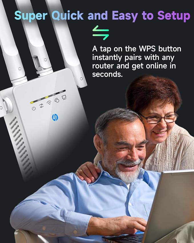 2026 WiFi Extender, WiFi Signal Booster Cover up to 14770 sq.ft - Image 5