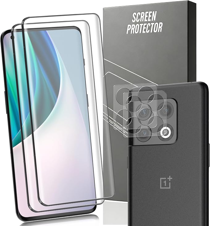 2+2 Pack Tempered Glass for OnePlus 10 Pro Screen Protector by Unknown