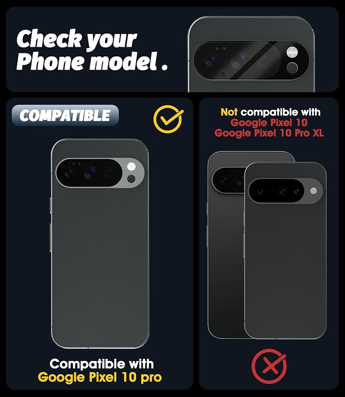 Orzero Camera Lens Protector for Google Pixel 10 Pro, Protector de Cámera - Image 2