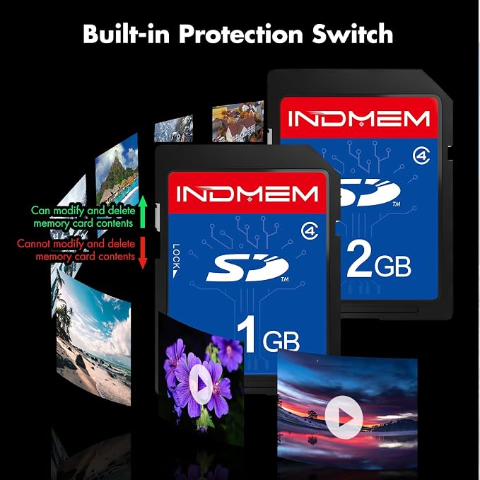 SD Card 1GB + 2GB, Class 4 Flash Memory Card 2G SLC Standard Secure Digital - Image 6