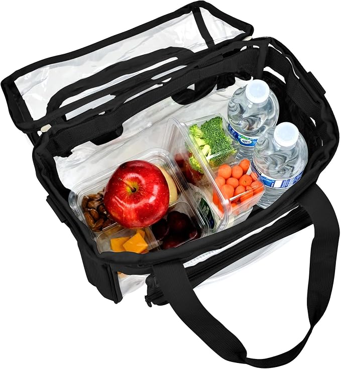 J.CARP Clear Bag Heavy Duty Backpack Durable Transparent See Through Bag - Image 4
