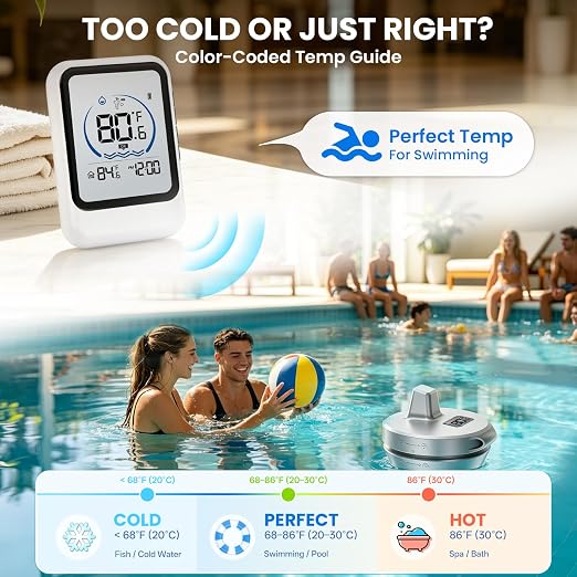 Wireless Pool Thermometer with Indoor Monitor - Image 4