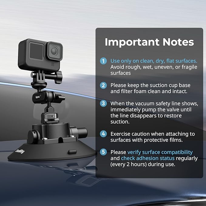 SMALLRIG 6" Suction Cup Mount - Image 8