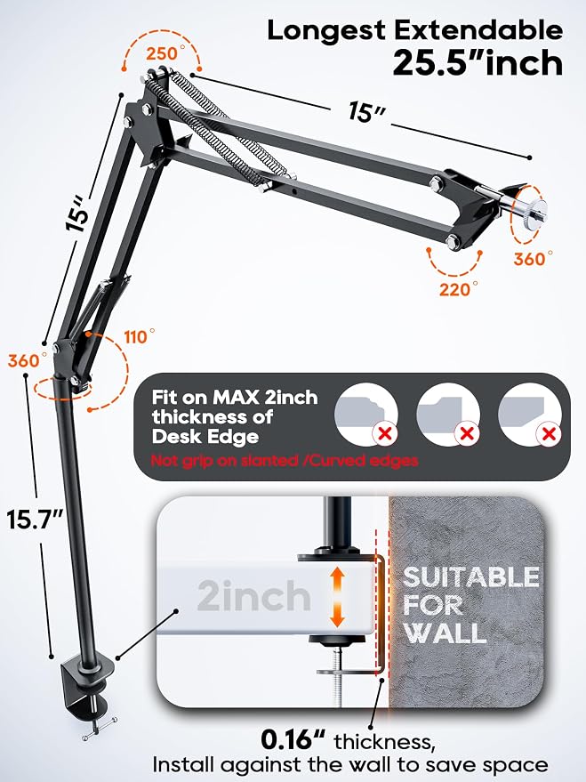 Overhead Camera Mount, Desk Camera Mount - Image 5