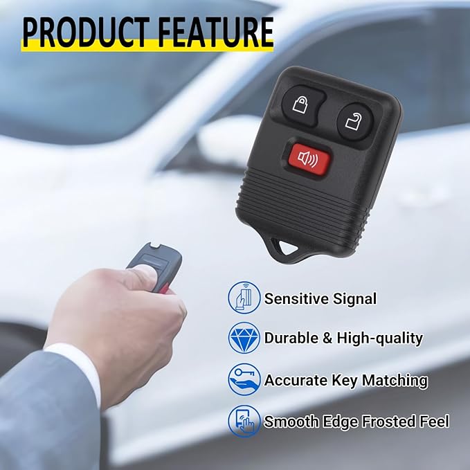 Vurkcy Keyless Entry Remote Key Fob Compatible - Image 6
